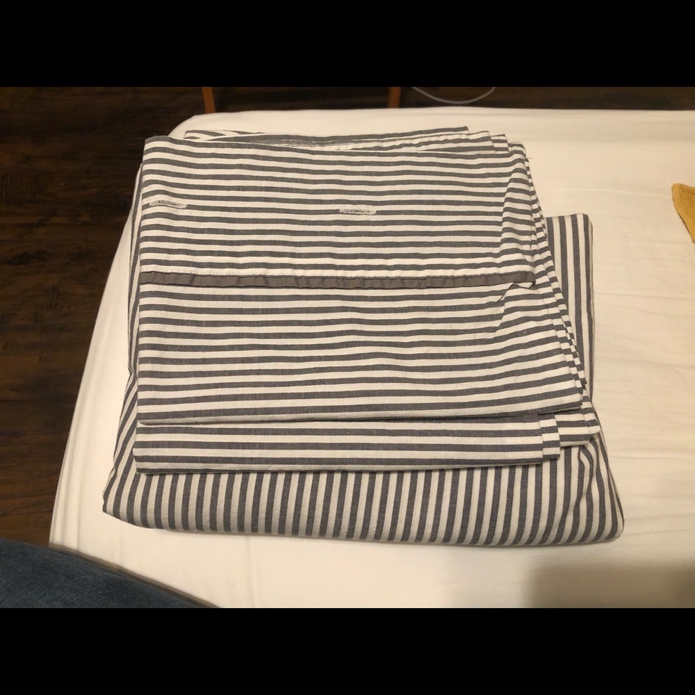 Striped Queen Duvet Cover